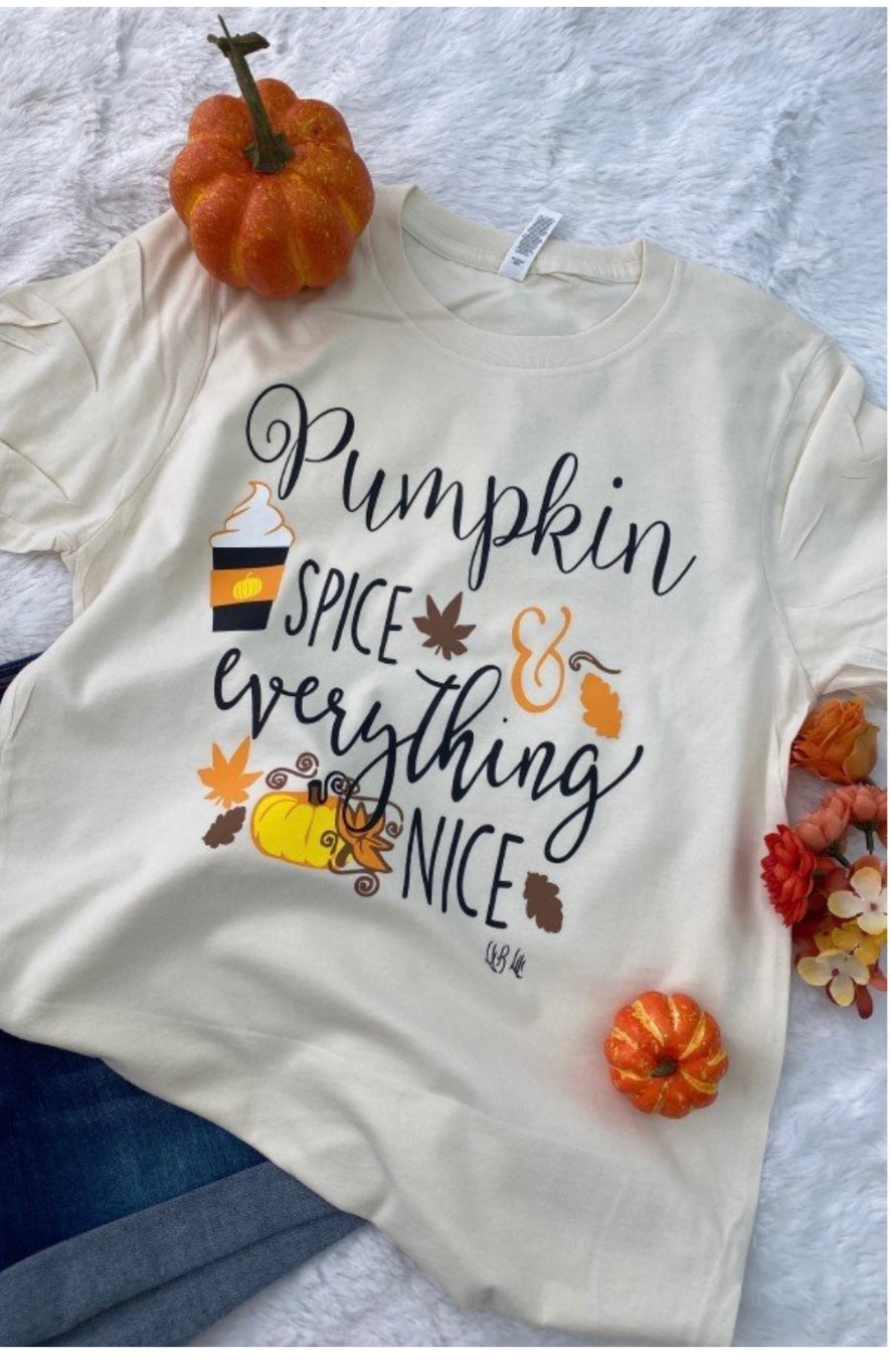 Pumpkin spice tee